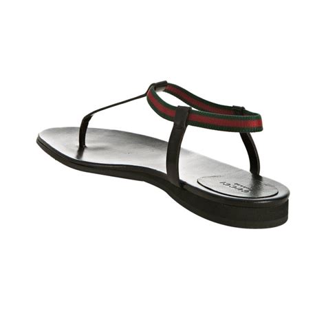 gucci areia flat thong sandal